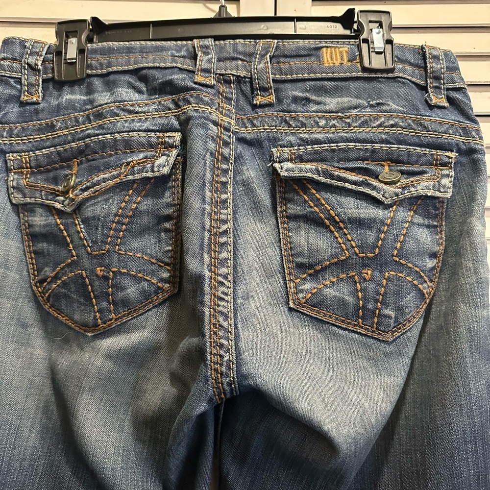 Kut From  The Kloth  Straight Legs Blue Denim Jeans - Picture 6 of 11